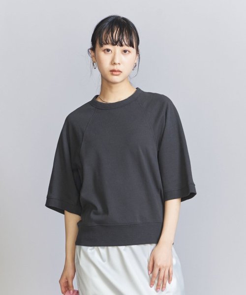 BEAUTY&YOUTH UNITED ARROWS(ビューティーアンドユース　ユナイテッドアローズ)/裏毛 ハーフスリーブ プルオーバー/img01