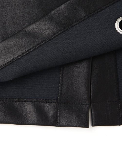 PRANK PROJECT/Eyelet Vegan Leather Skirt 