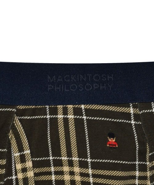 MACKINTOSH PHILOSOPHY(マッキントッシュ フィロソフィー)/バッキンガムベア ダークトーンチェック ボクサーパンツ/img06