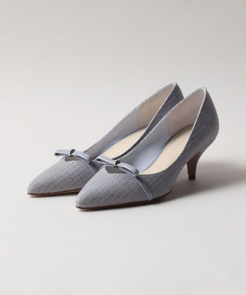 メタルループリボン パンプス55↑ あらかじめご了承ください