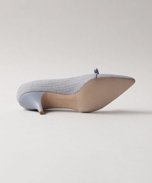 メタルループリボン パンプス55↑ あらかじめご了承ください