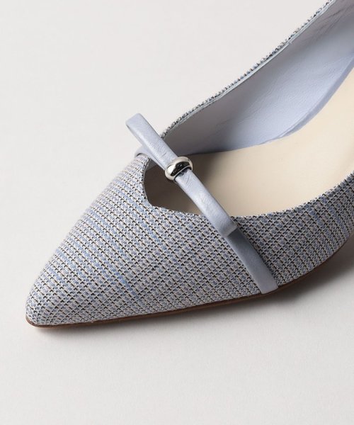 メタルループリボン パンプス55↑ あらかじめご了承ください