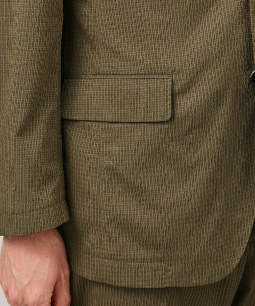 【抗菌防臭】DotAir（R）シアサッカー ジャケット 抗菌防臭 DotAir ポリジン