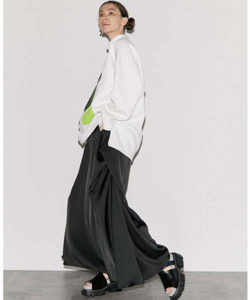 UN3D./アンスリード/TUCK GATHER SATIN WIDE PT LINEN PLAINWEAVE M1802114092(13728円)