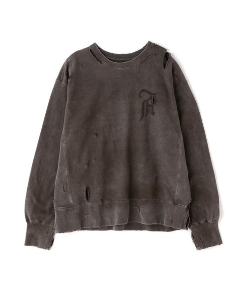 ANCELLM/アンセルム/CRASH SWEAT SHIRT SWEAT