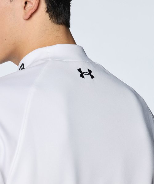 UNDER ARMOUR(アンダーアーマー)/UNDER　ARMOUR アンダーアーマー ゴルフ ワードマーク ショートスリーブ モックネック/img11