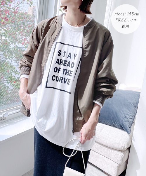 reca(レカ)/袖ロゴプリントロングTシャツ(R24114－k)/img16