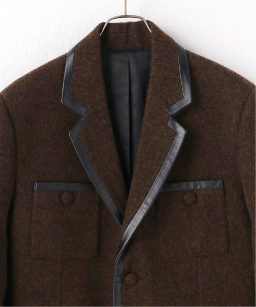 JOURNAL STANDARD(ジャーナルスタンダード)/【ERNEST W. BAKER】LEATHER TRIM SINGLE BREASTED BLAZER/img02