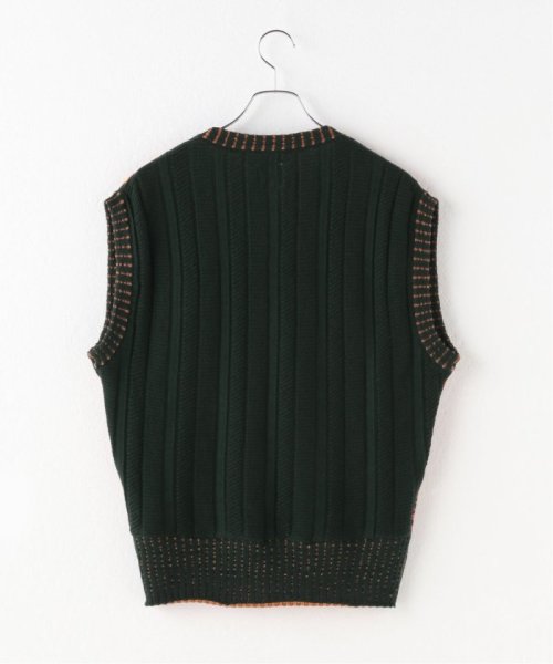 JOINT WORKS(ジョイントワークス)/【Sasquatchfabrix. / サスクワァッチファブリックス 】 FLOWER KNIT VEST/img01