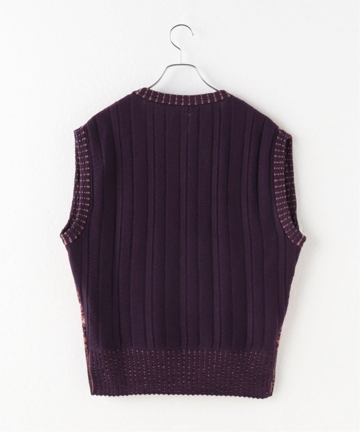 【残り1日】sublations FURROW KNIT VEST .11 FURROW KNIT VEST .11【BLACK】 – SUBLATIONS