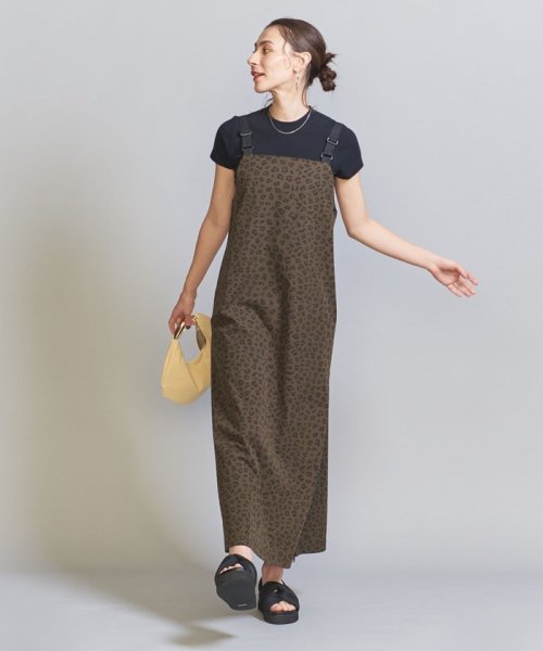 【別注】＜THOUSAND MILE＞レオパードプリント キャミワンピース 