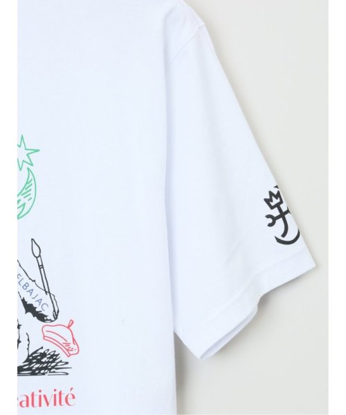 GRAND-BACK(グランバック)/【大きいサイズ】カステルバジャック/CASTELBAJAC 綿天竺プリント クルー半袖Tシャツ メンズ Tシャツ カットソー カジュアル インナー ビジネス ギ/img03