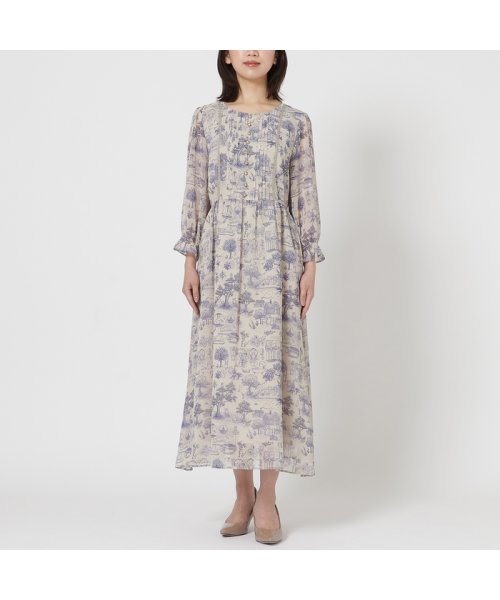 【22fabric】キャットガーデンワンピース 着用サイズ 予めご了承ください