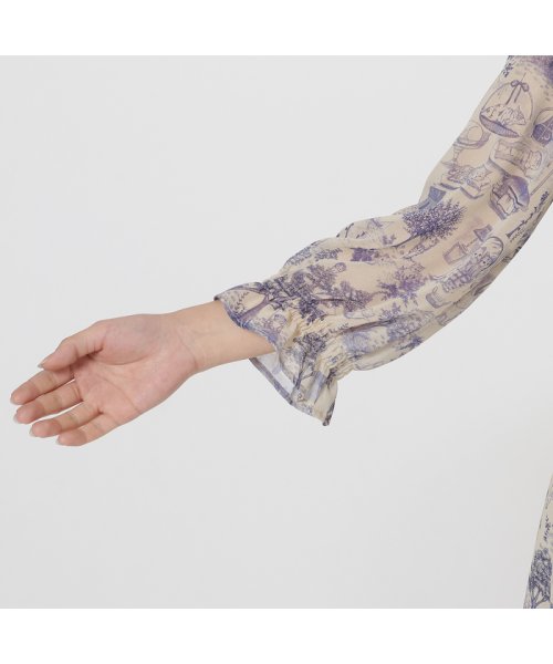 【22fabric】キャットガーデンワンピース 着用サイズ 予めご了承ください