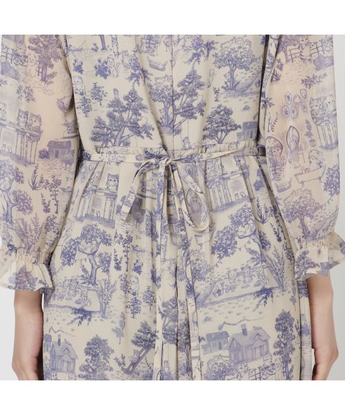 【22fabric】キャットガーデンワンピース 着用サイズ 予めご了承ください