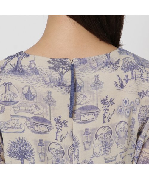 【22fabric】キャットガーデンワンピース 着用サイズ 予めご了承ください