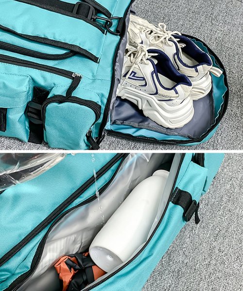 ninon(ニノン)/【大容量】【メンズ・レディース兼用】4WAYカジュアルボックス型スポーツバッグ/ボストンバッグ/バックパック/img17
