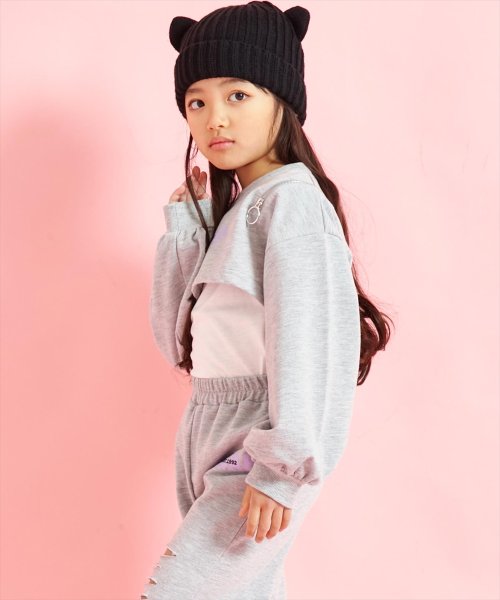 ANAP KIDS(アナップキッズ)/ミニ 裏毛 クロップド トップス + タンクトップ セット/img09