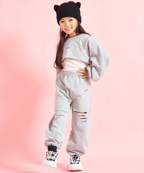 ANAP KIDS(アナップキッズ)/ミニ 裏毛 クロップド トップス + タンクトップ セット/img11