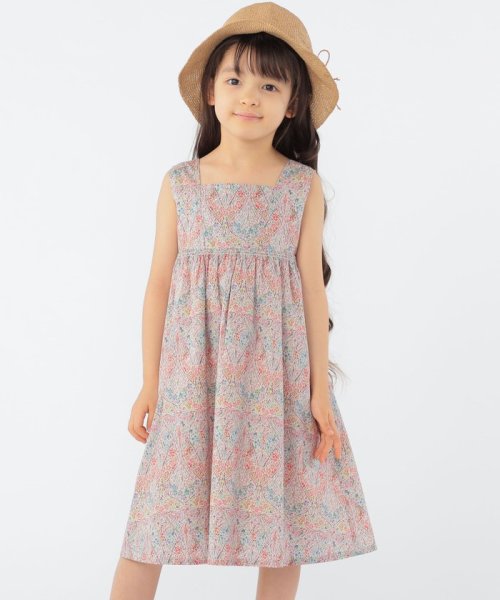 SHIPS KIDS(シップスキッズ)/SHIPS KIDS:100～130cm / リバティ ノースリーブ ワンピース/img02