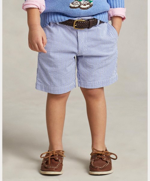 POLO RALPH LAUREN(POLO RALPH LAUREN)/(ボーイズ 2才～7才)ストレッチ コットン シアサッカー ショートパンツ/img03