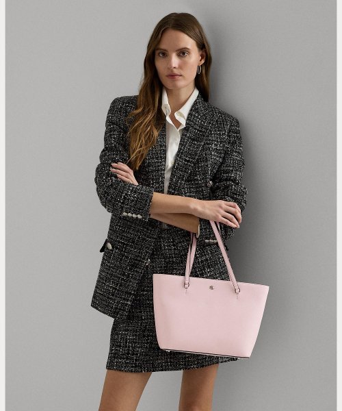 クロスハッチ レザー ミディアム Karly トート Ralph