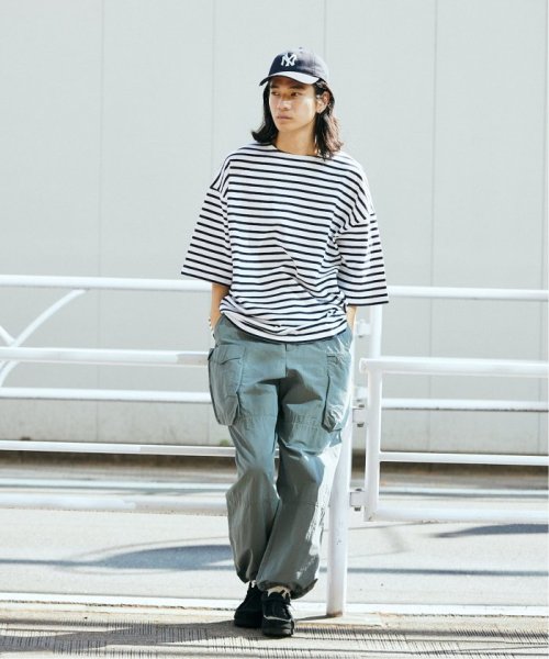 JOURNAL STANDARD(ジャーナルスタンダード)/《予約》ORCIVAL / オーシバル WIDE BODY BOAT NECK S/S P.O. － SMU COLOR/img11