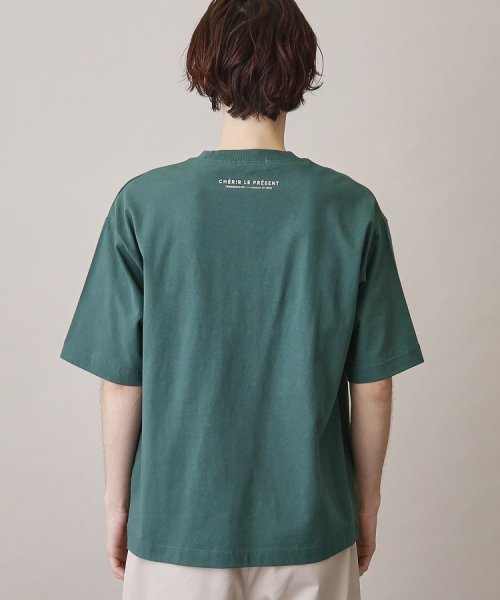 THE SHOP TK(ザ　ショップ　ティーケー)/【サスティナブル素材】FRESH NATUREデザイン刺繍Tシャツ プリント/img03