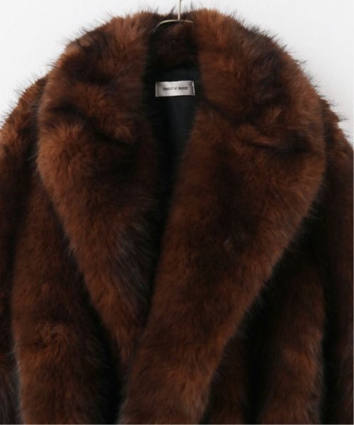 【ERNEST W. BAKER / アーネストダブルベイカー】FAUX－FUR COAT ERNEST BAKER アーネストダブルベイカー