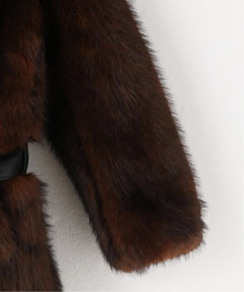 【ERNEST W. BAKER / アーネストダブルベイカー】FAUX－FUR COAT ERNEST BAKER アーネストダブルベイカー