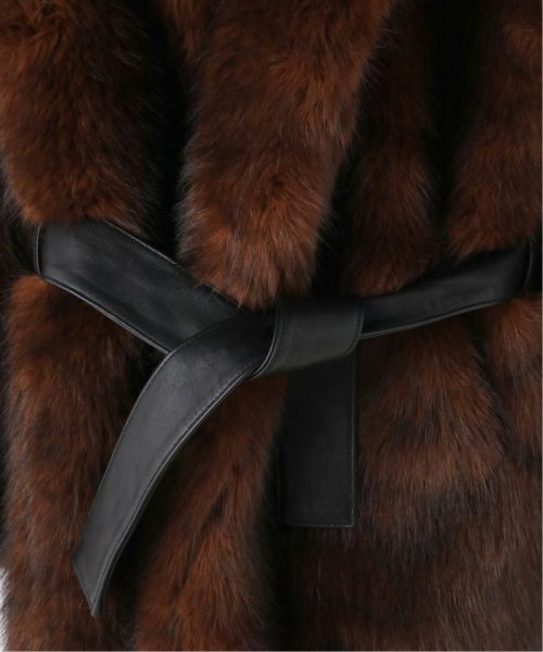 【ERNEST W. BAKER / アーネストダブルベイカー】FAUX－FUR COAT ERNEST BAKER アーネストダブルベイカー