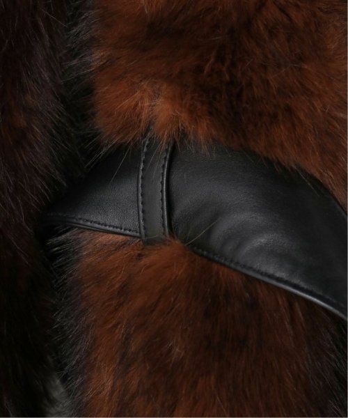 【ERNEST W. BAKER / アーネストダブルベイカー】FAUX－FUR COAT ERNEST BAKER アーネストダブルベイカー