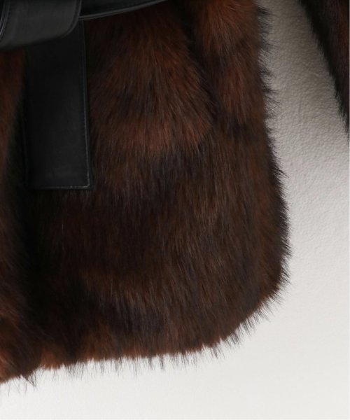 【ERNEST W. BAKER / アーネストダブルベイカー】FAUX－FUR COAT ERNEST BAKER アーネストダブルベイカー