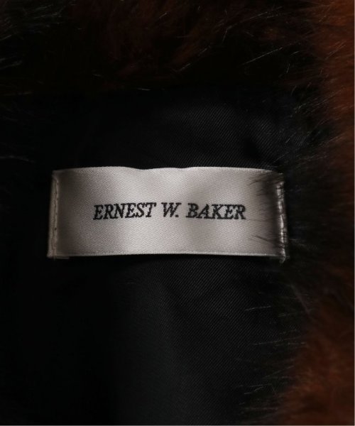 【ERNEST W. BAKER / アーネストダブルベイカー】FAUX－FUR COAT ERNEST BAKER アーネストダブルベイカー