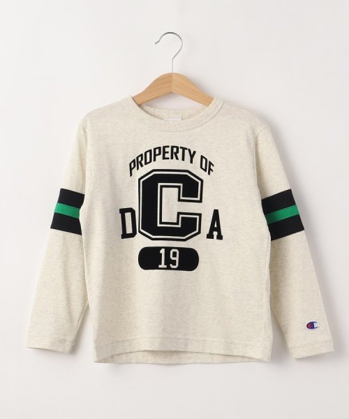 Dessin(kids)(デッサン　キッズ)/Champion（チャンピオン）フロッキープリントロングスリーブTシャツ/img01