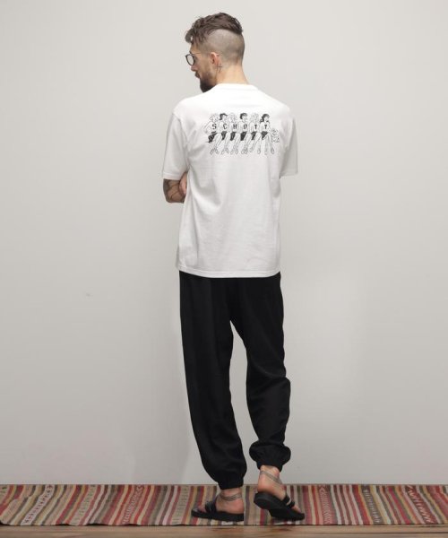 Schott(ショット)/T－SHIRT "GIRLS WITH BULLDOG”/Tシャツ "ガールズ ウィズ ブルドッグ/img17