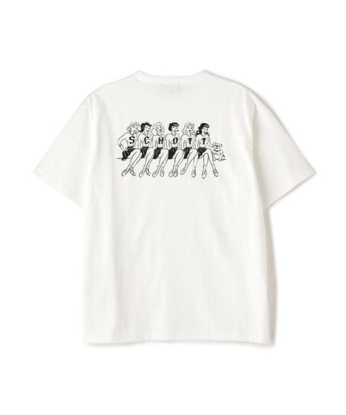 Schott(ショット)/T－SHIRT "GIRLS WITH BULLDOG”/Tシャツ "ガールズ ウィズ ブルドッグ/img20