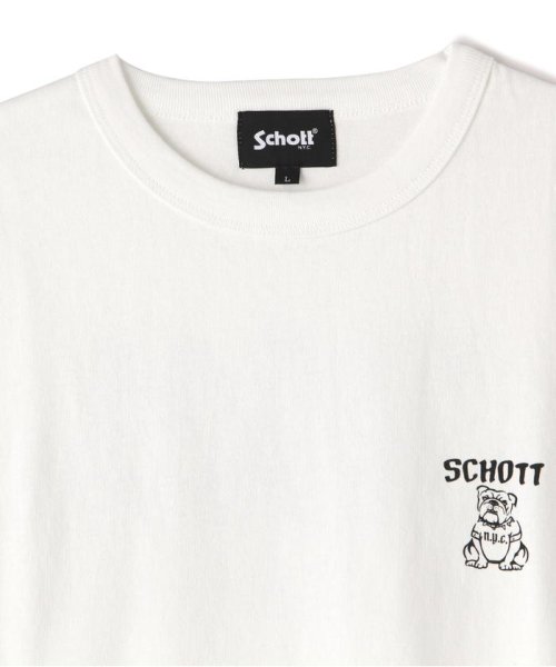 Schott(ショット)/T－SHIRT "GIRLS WITH BULLDOG”/Tシャツ "ガールズ ウィズ ブルドッグ/img21