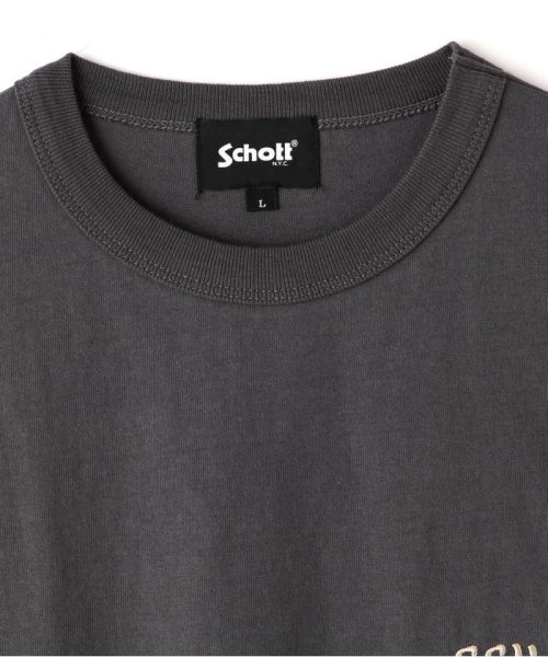 Schott(ショット)/TーSHIRT "CHENILLE BULLDOG"/Tシャツ "シニール ブルドッグ/img27