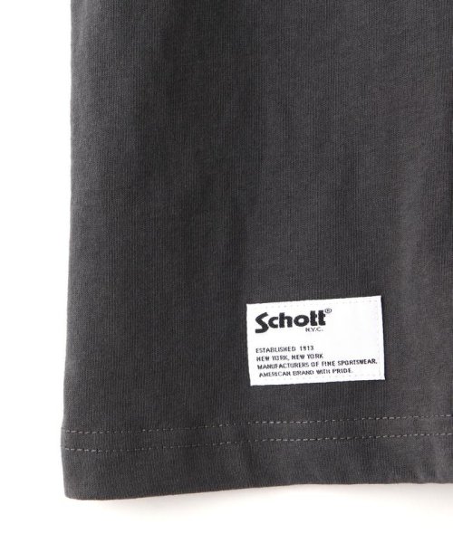 Schott(ショット)/TーSHIRT "CHENILLE BULLDOG"/Tシャツ "シニール ブルドッグ/img29