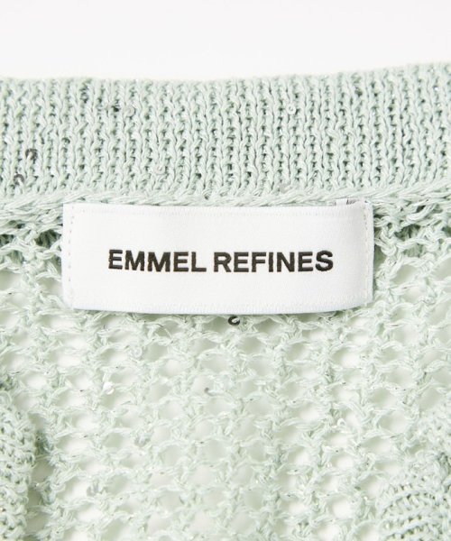 EMMEL REFINES(エメル リファインズ)/＜EMMEL REFINES＞EM スパンコール メッシュ ニットプルオーバー/img25