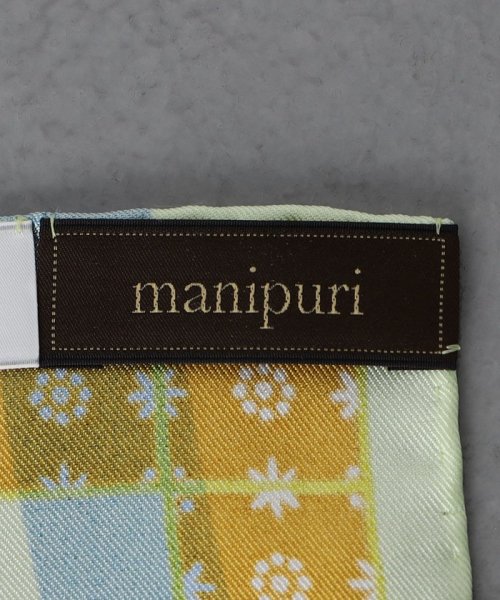 ＜manipuri＞シルク スカーフ L 24SS 