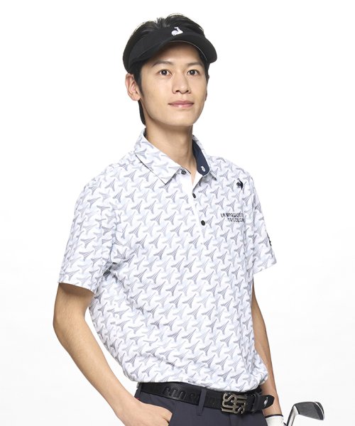 le coq sportif GOLF (ルコックスポルティフ（ゴルフ）)/【ストレッチフォーサー】エッフェル塔柄半袖シャツ/img06