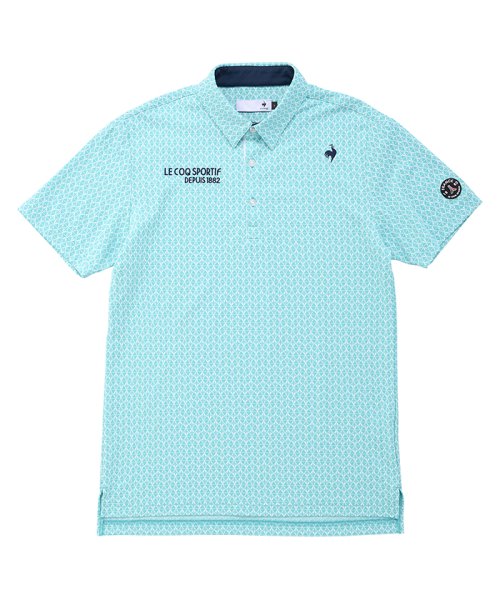 le coq sportif GOLF (ルコックスポルティフ（ゴルフ）)/【ストレッチフォーサー】小柄ジャガード半袖シャツ/img05