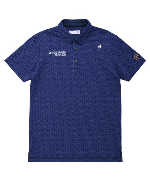 le coq sportif GOLF (ルコックスポルティフ（ゴルフ）)/【ストレッチフォーサー】小柄ジャガード半袖シャツ/img06