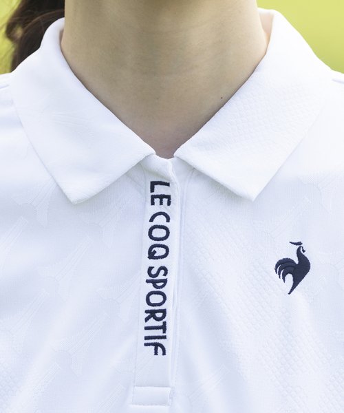 le coq sportif GOLF (ルコックスポルティフ（ゴルフ）)/【Aライン】エッフェル柄ジャガードシャツ/img21