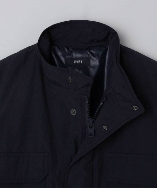 SHIPS: ライト ナイロン 中綿 M－65 ミリタリー ブルゾン 