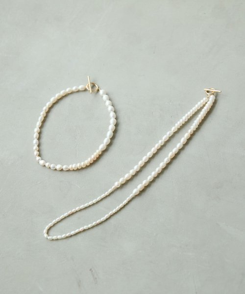 [YURI KOBAYASHIコラボ]淡水パールマルチウェイネックレス（ロング） YURI SPRING with