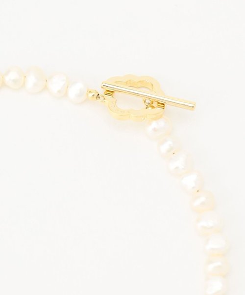 OPEN CLOVER PEARL NECKLACE 淡水バロックパール 2WAY ネックレス ネックレス H1394370858(10725円)