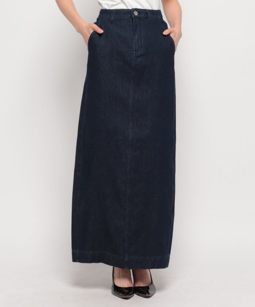 Theory(セオリー)/スカート　DRAPE DENIM MAXI TROUSER/img01